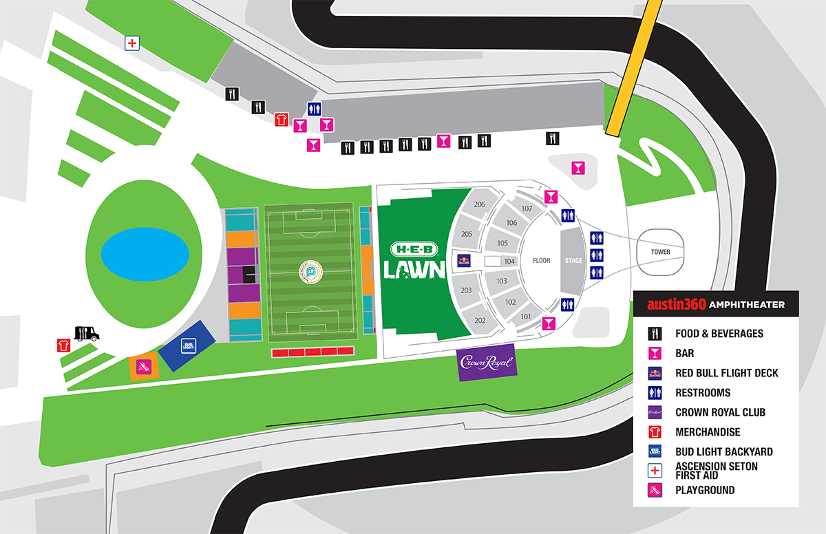 Austin 360 Amphitheatre Parking - Austin Show